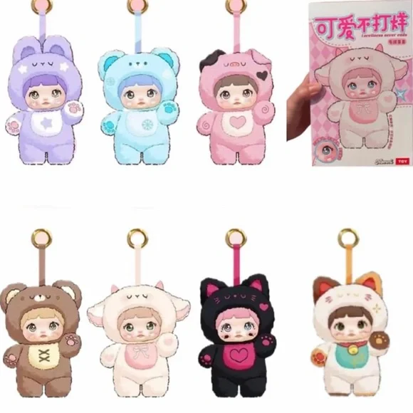 Nommi “MIMI” Loveliness Never Ends Series Blind Box Raspberry Cat Pink Black 🩷 - Picture 7 of 11